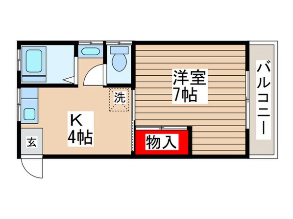 第２園部コ－ポの物件間取画像